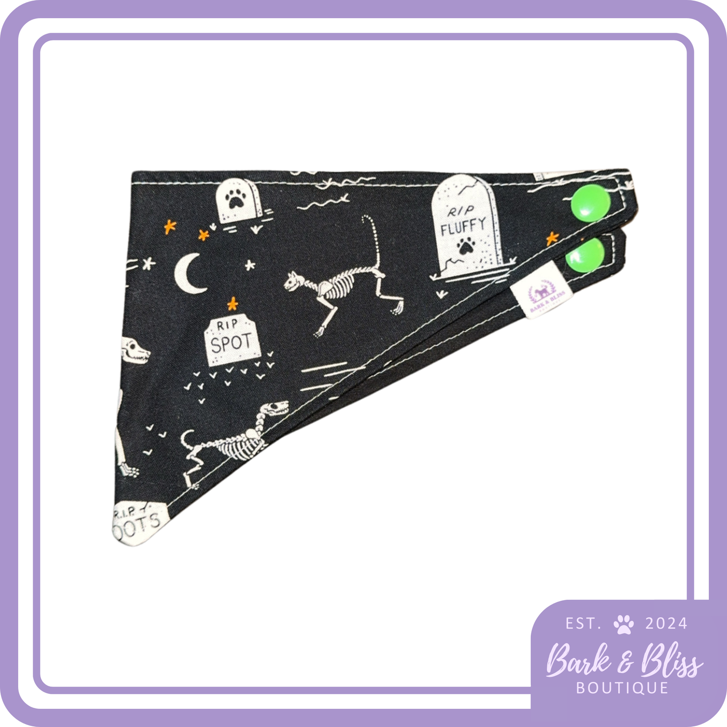 Skeleton Dogs Bandana