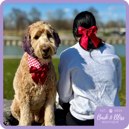 JB X B&B Collab Cranberry Bandana