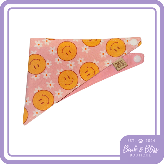 Smiles and Flowers Bandana