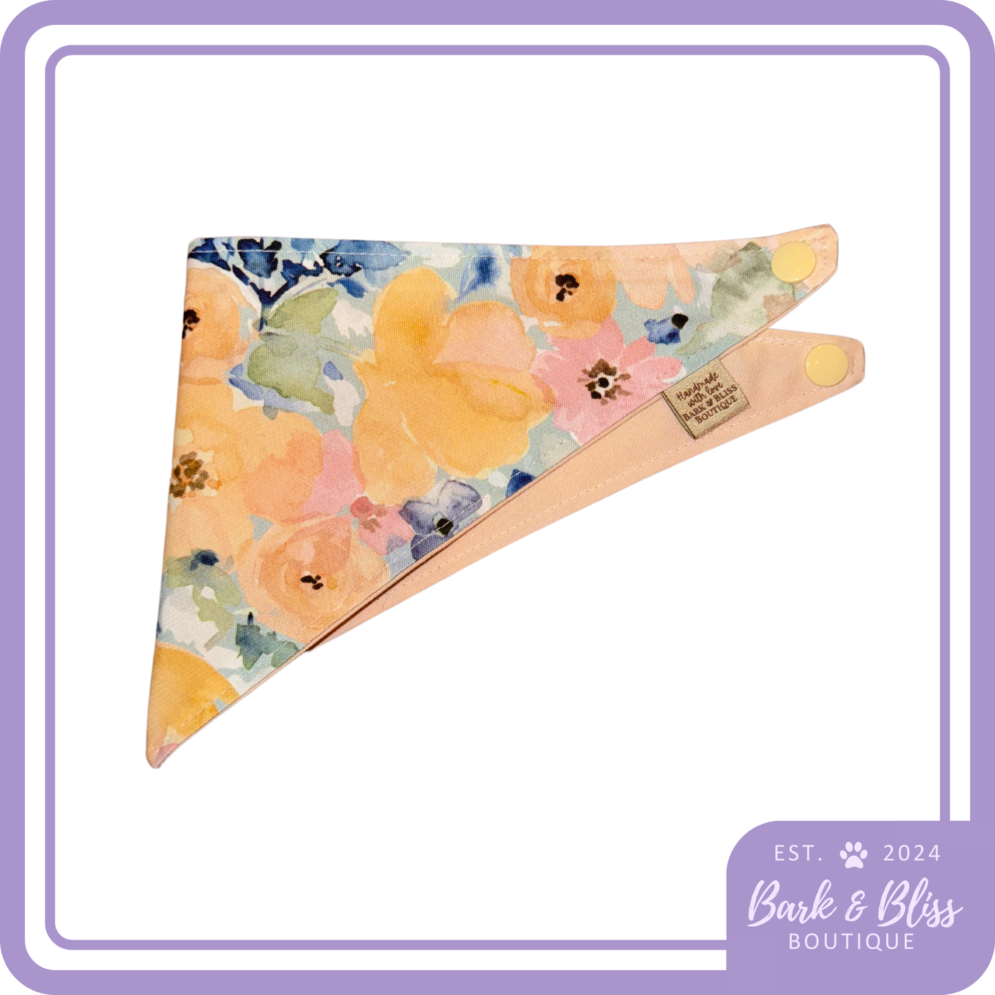 Watercolour Flowers Bandana