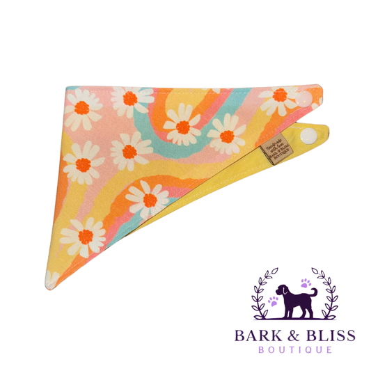Rainbow Flower Bandana