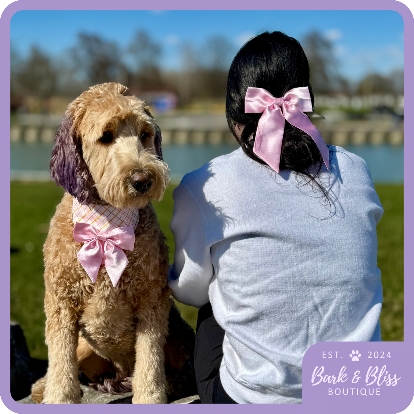 JB X B&B Collab Baby Pink Bandana