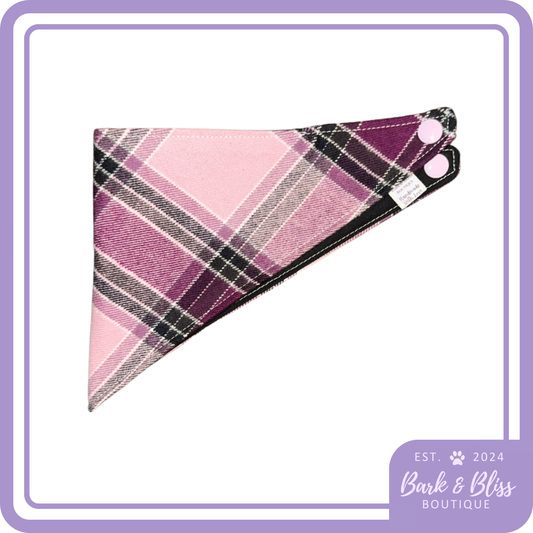 Purple Flannel Bandana