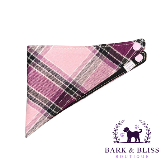 Purple Flannel Bandana
