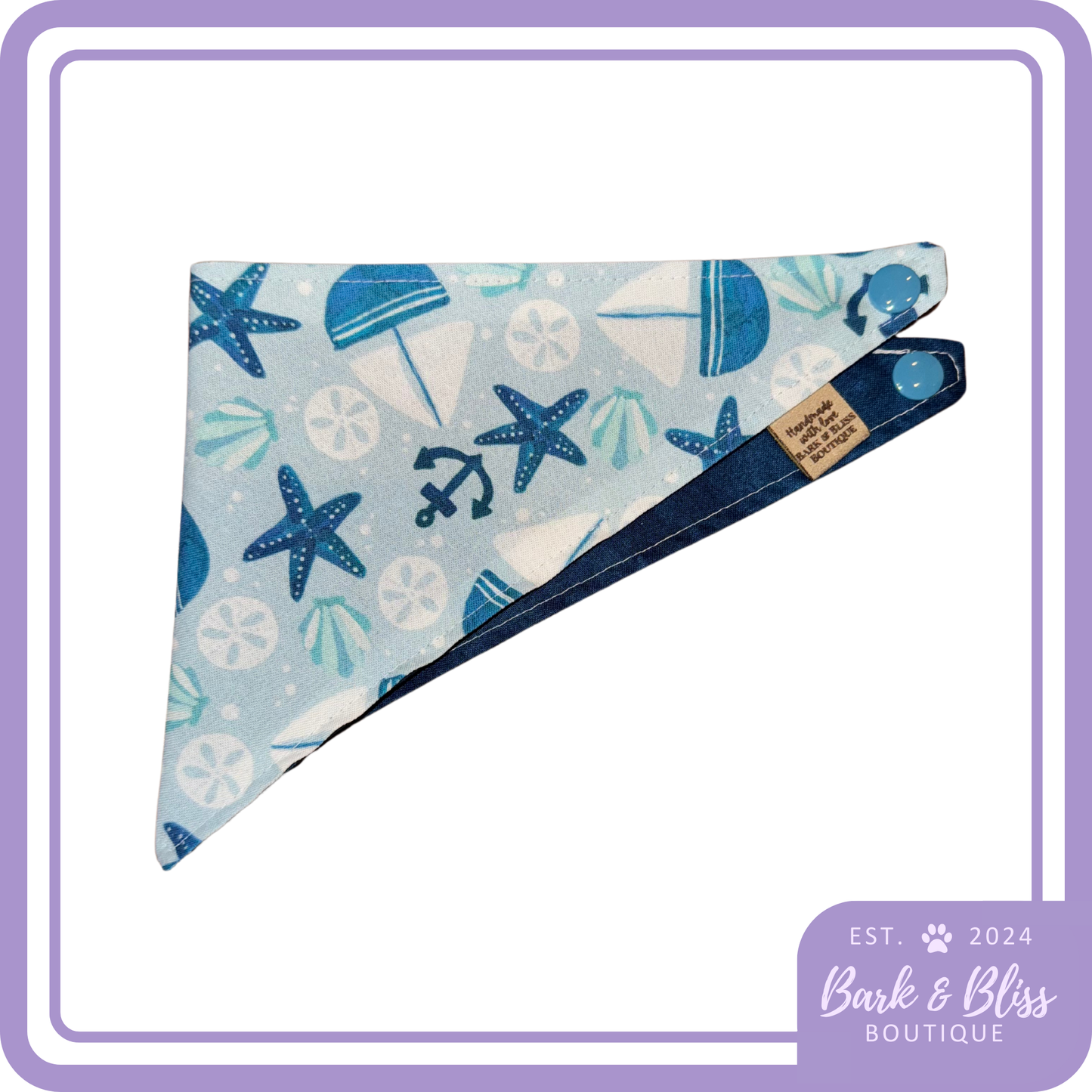 Sailboats and Starfish Bandana