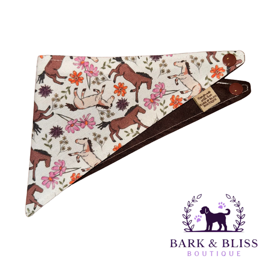 Wildflowers Wild horses Bandana