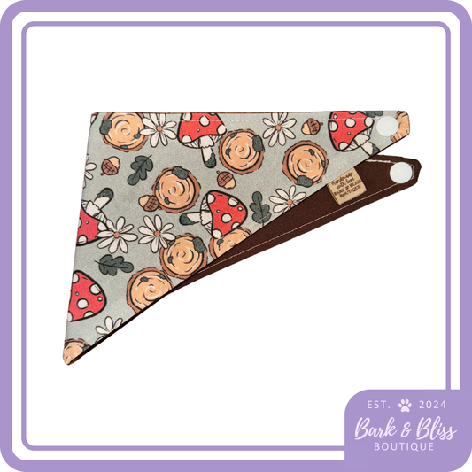 Red Mushrooms Bandana