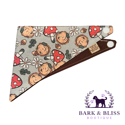 Red Mushrooms Bandana