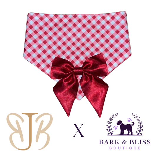 JB X B&B Collab Cranberry Bandana