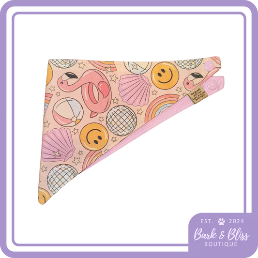 Pink Summer Fun Bandana