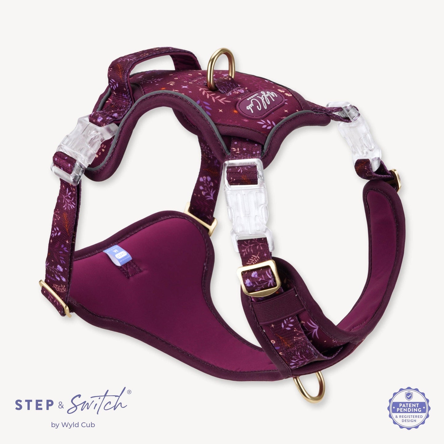 Step & Switch® Dog Harness: Chiswick Fig
