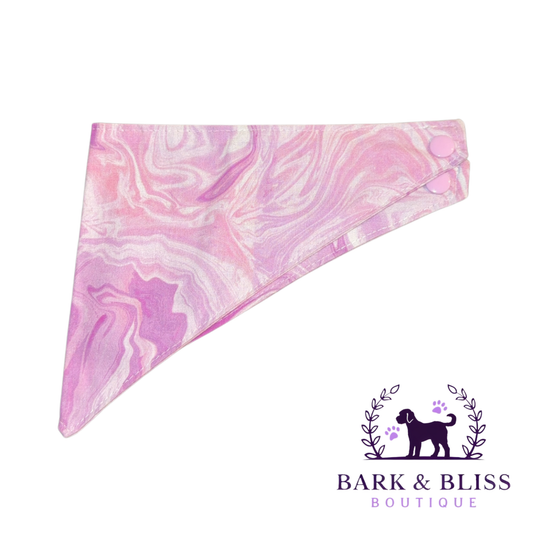 Pink Marble Bandana