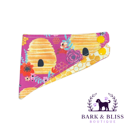 Purple Honeycomb Bandana