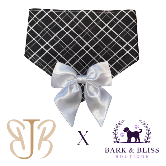 JB X B&B Collab White Bandana