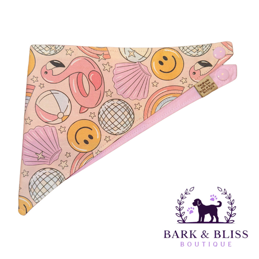 Pink Summer Fun Bandana