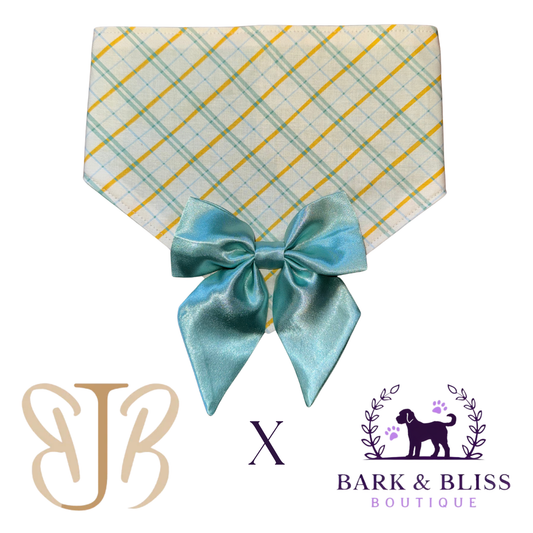 JB X B&B Collab Mint Bandana