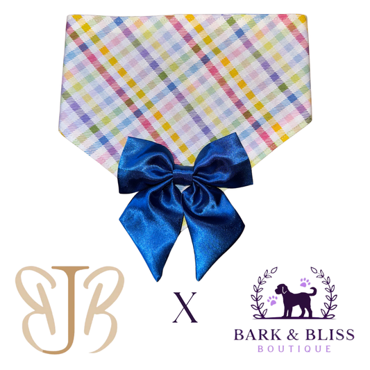 JB X B&B Collab Blue Bandana