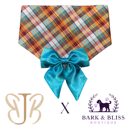 JB X B&B Collab Teal Bandana