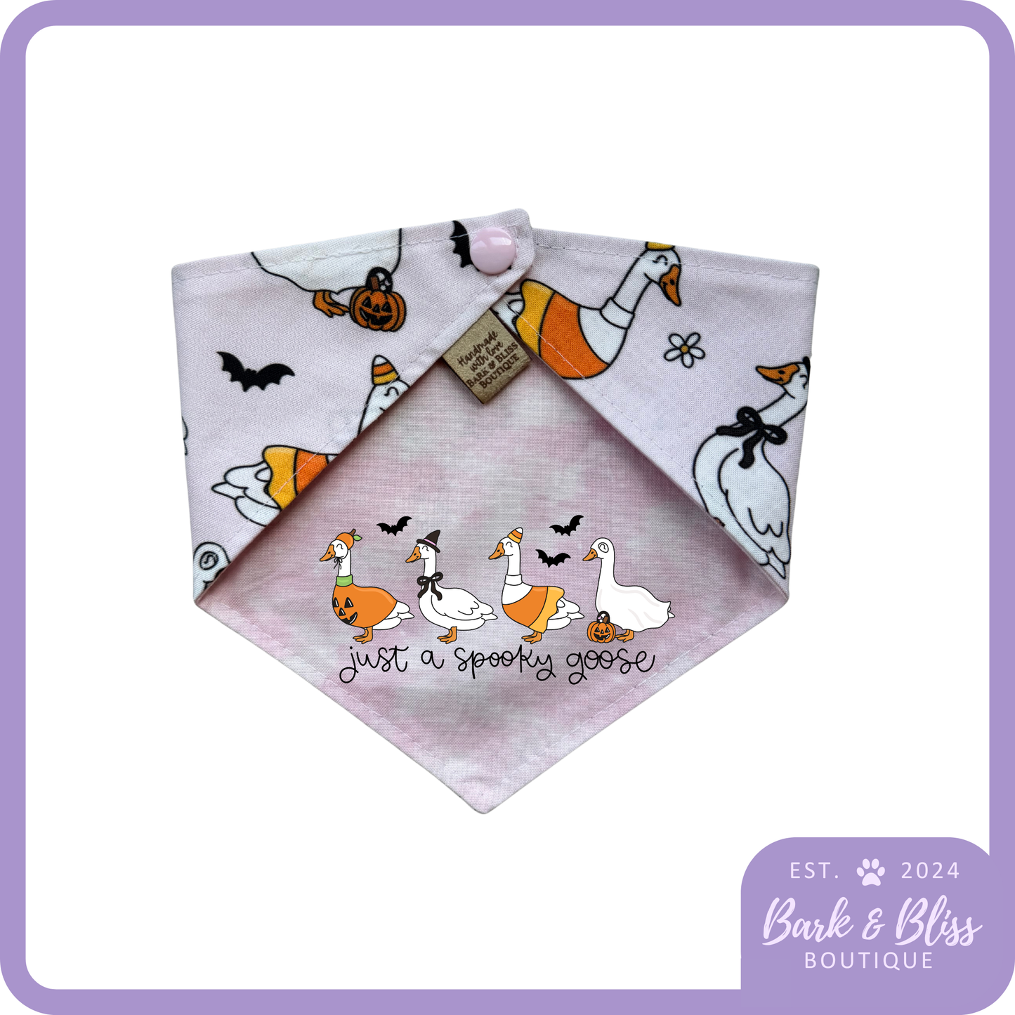 Just A Spooky Goose Bandana