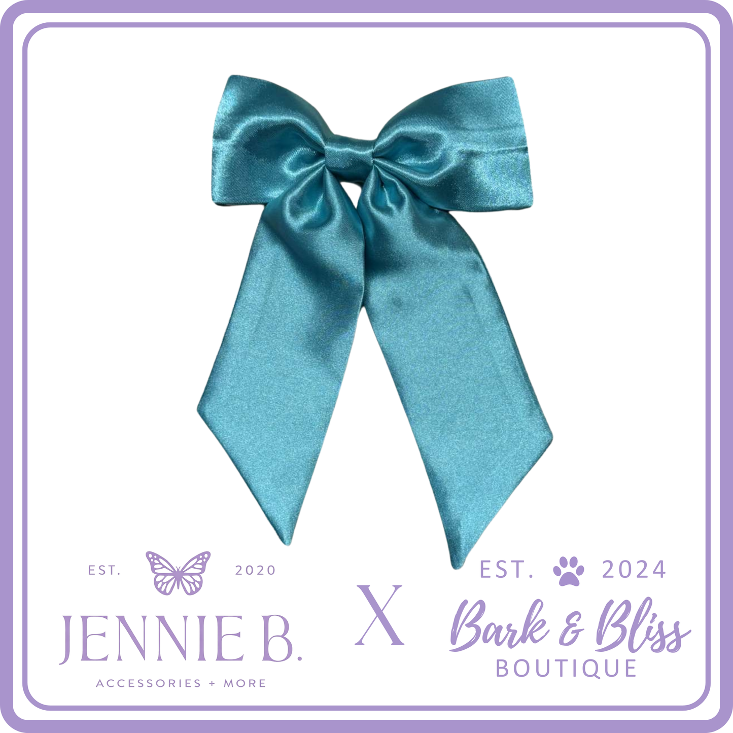 Teal Matching Human Bow