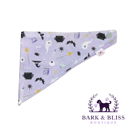 Purple Halloween Bandana