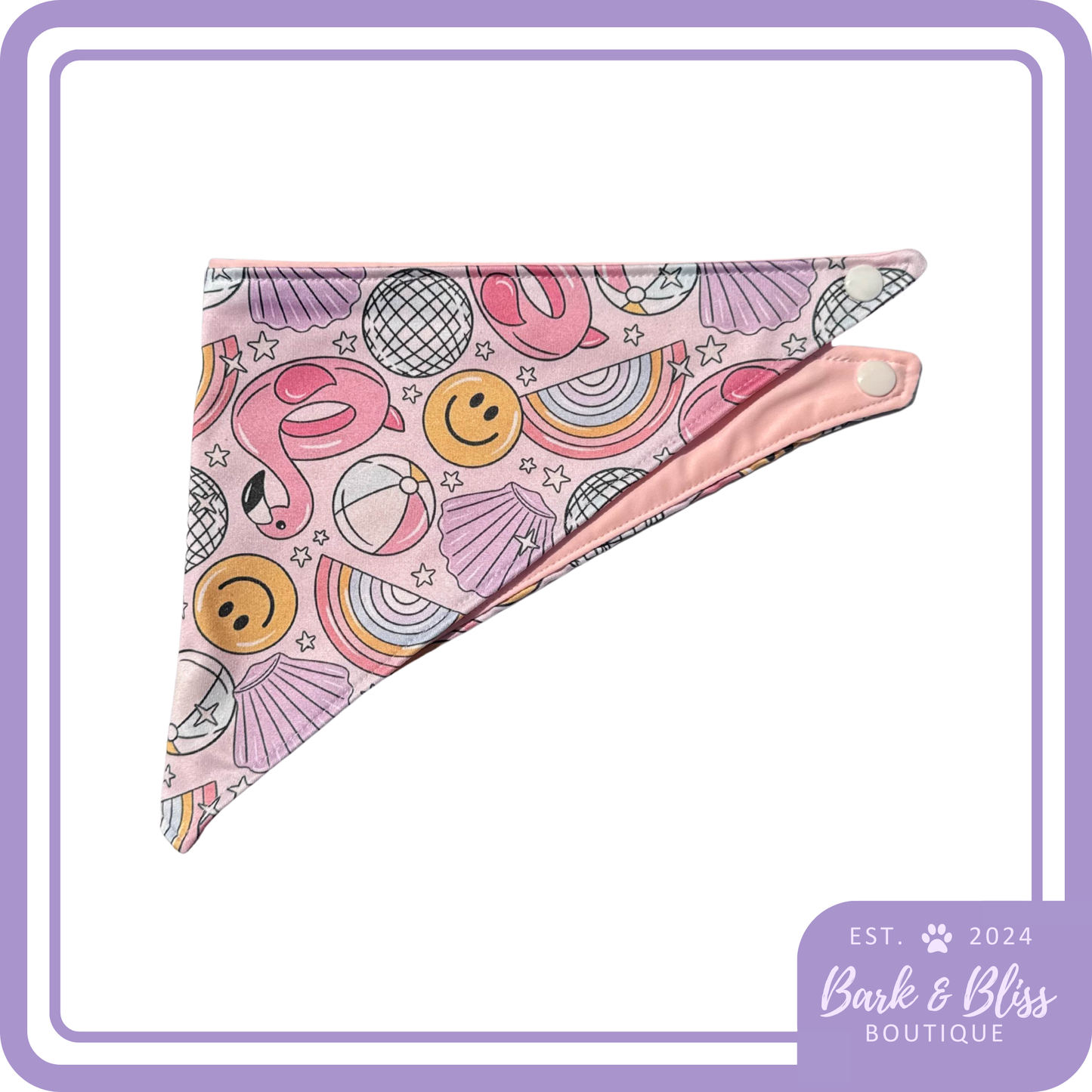 Pink Summer Cooling Bandana