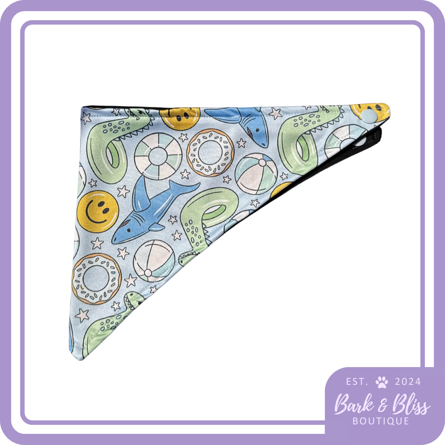 Blue Summer Cooling Bandana