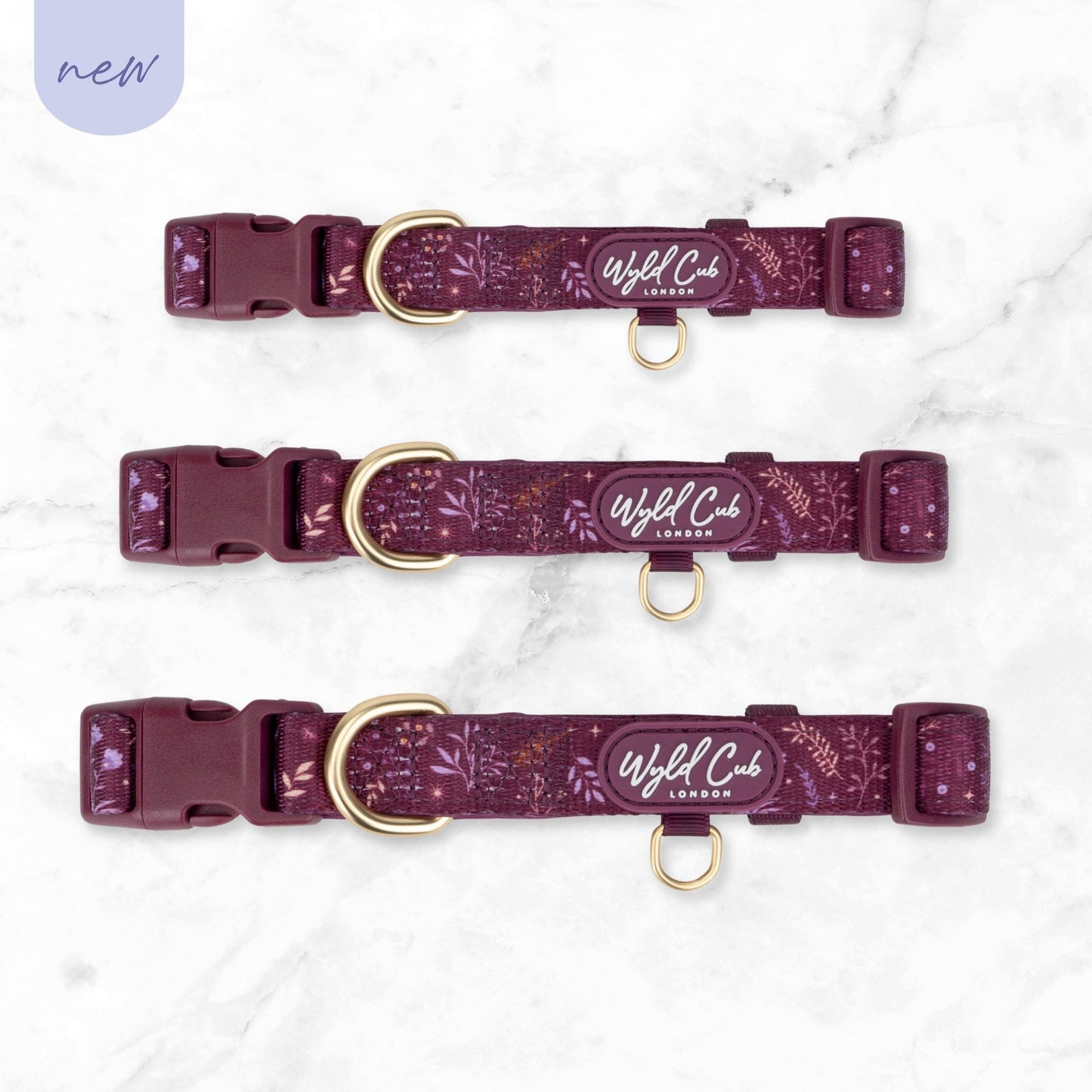 Adjustable Dog Collar: Chiswick Fig