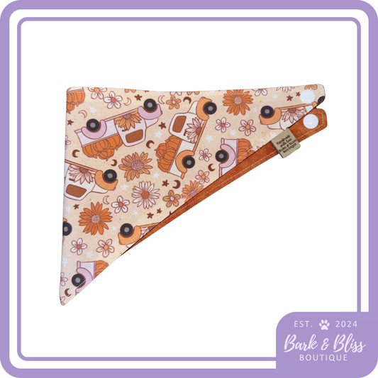 Pumpkin Truck Bandana
