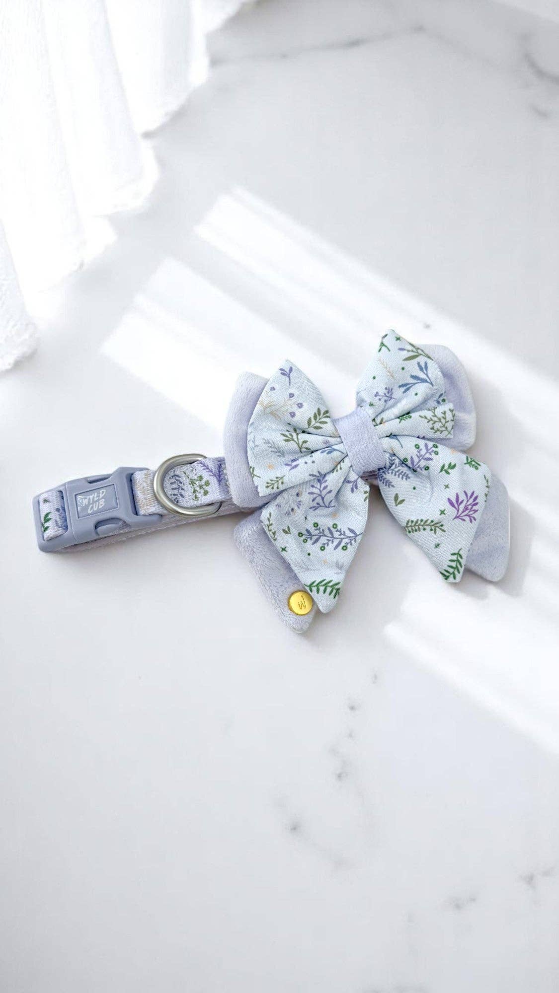 Dog Butterfly Bow: Chiswick Thistle