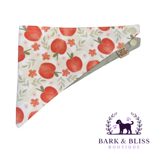 Apples and Flowers Bandana