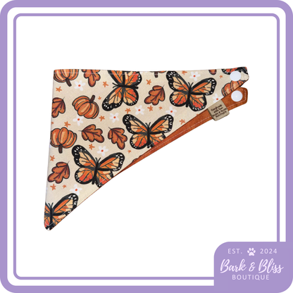 Pumpkins and Butterflies Bandana