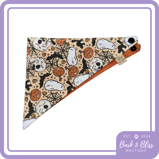 Dark Orange Halloween Bandana