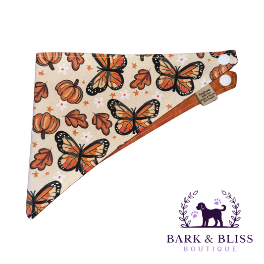 Pumpkins and Butterflies Bandana