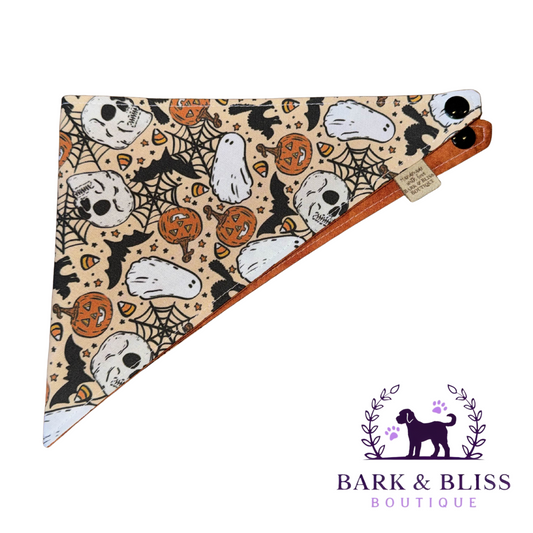 Dark Orange Halloween Bandana