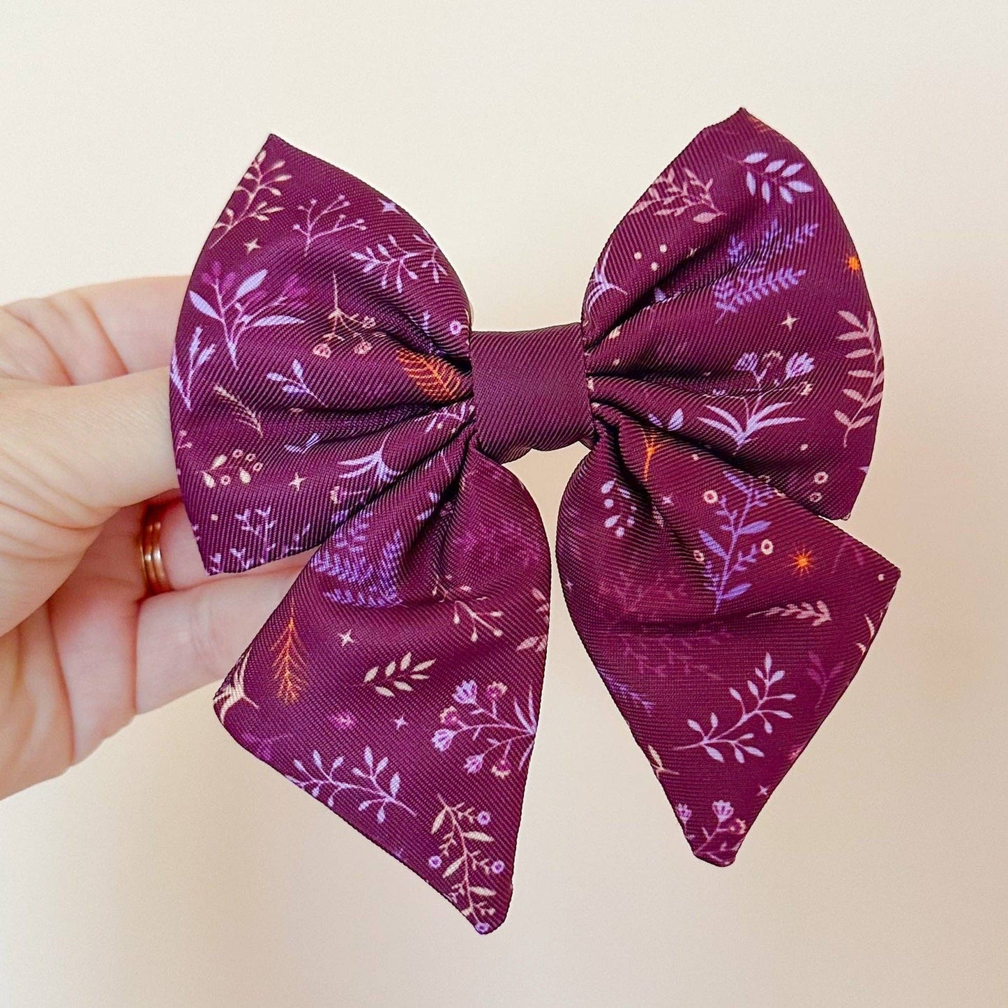 Dog Sailor Bow: Chiswick Fig