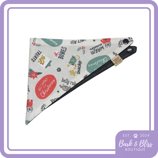 All I Want For Christmas Bandana