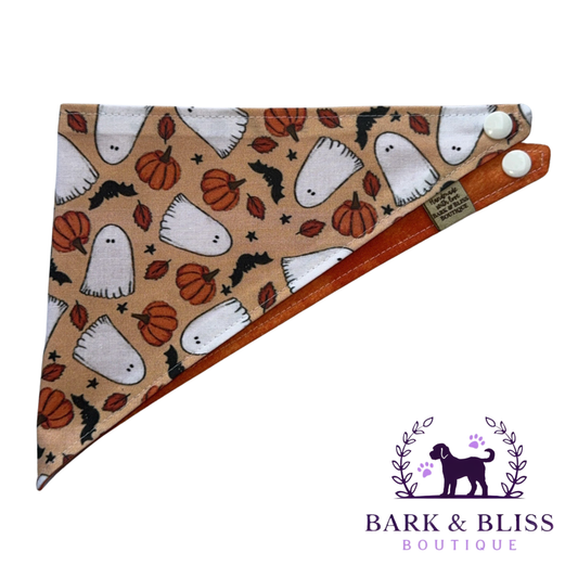 Pumpkins and Ghosts Bandana