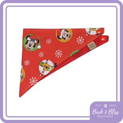 Christmas Mickey Bandana