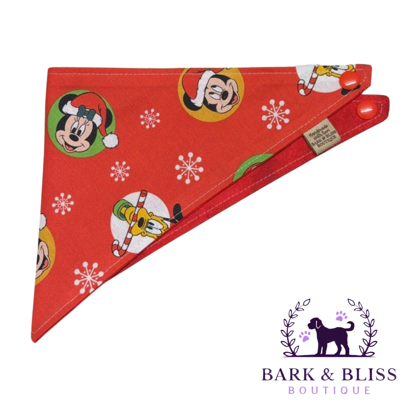 Christmas Mickey Bandana
