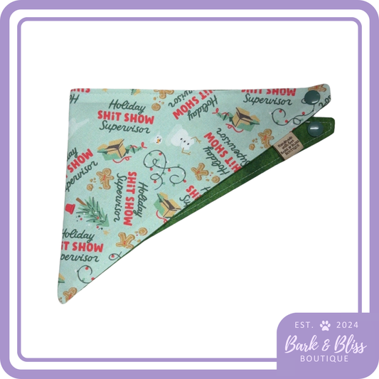 Holiday Shit Show Supervisor Bandana