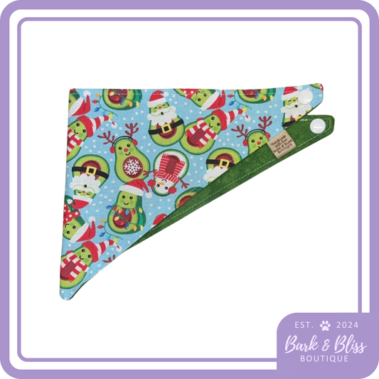 Christmas Avocados Bandana