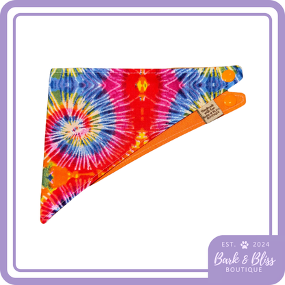 Rainbow Tie Dye Bandana