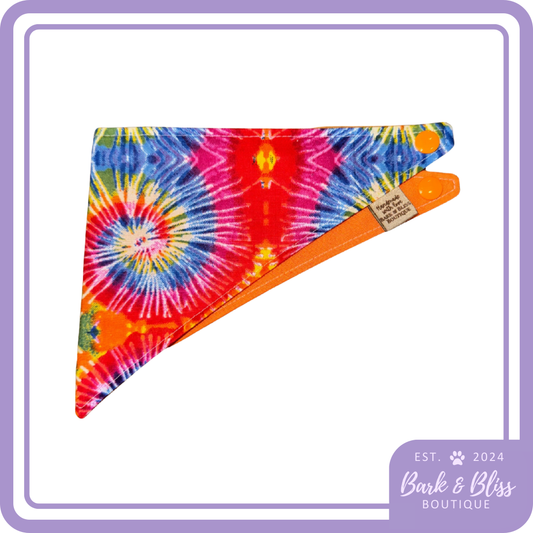 Rainbow Tie Dye Bandana