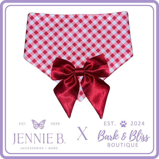 JB X B&B Collab Cranberry Bandana