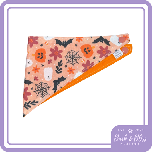 Orange Halloween Bandana