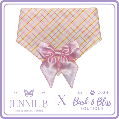 JB X B&B Collab Baby Pink Bandana