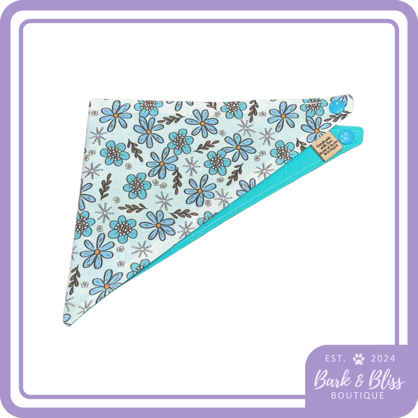 Winter Floral Bandana