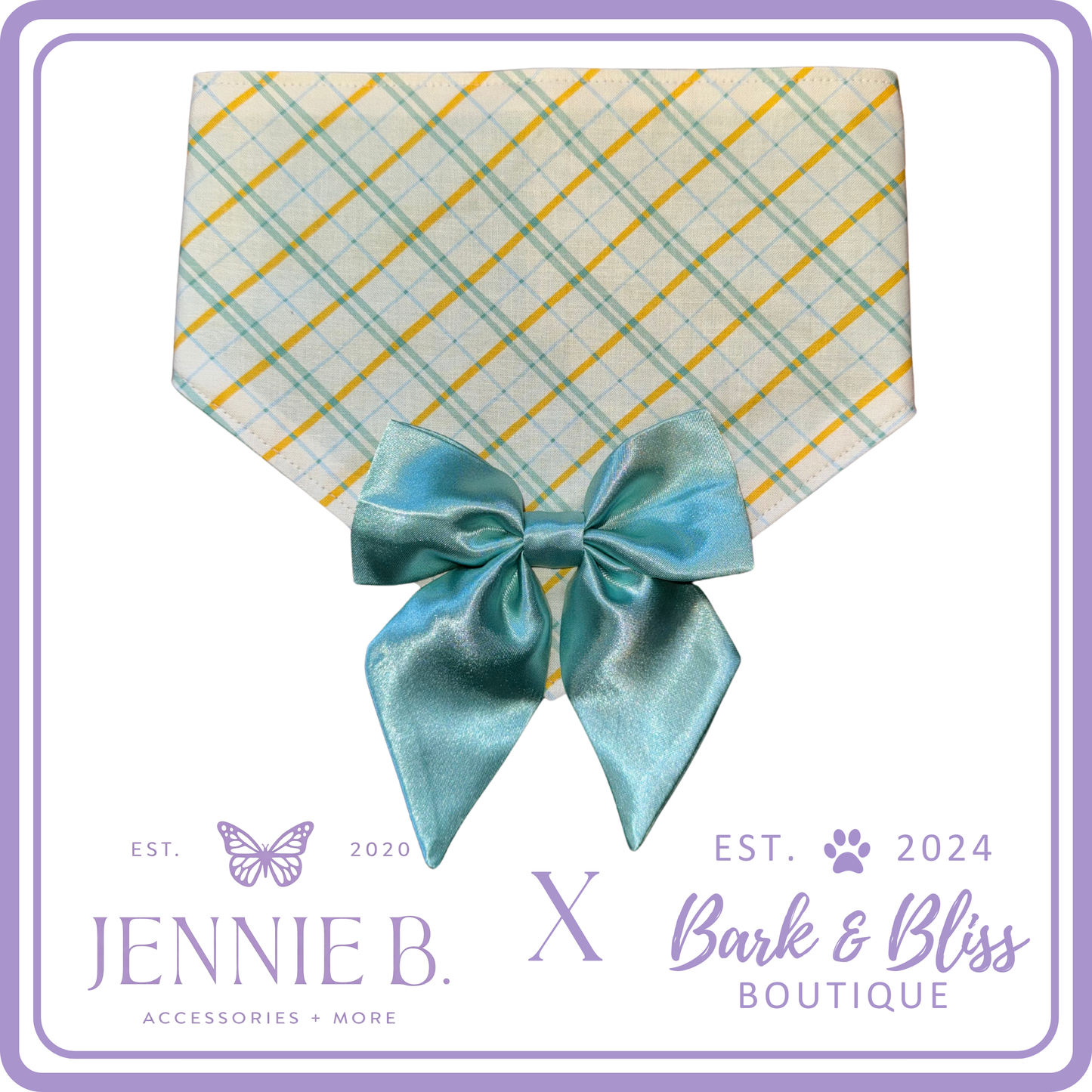 JB X B&B Collab Mint Bandana