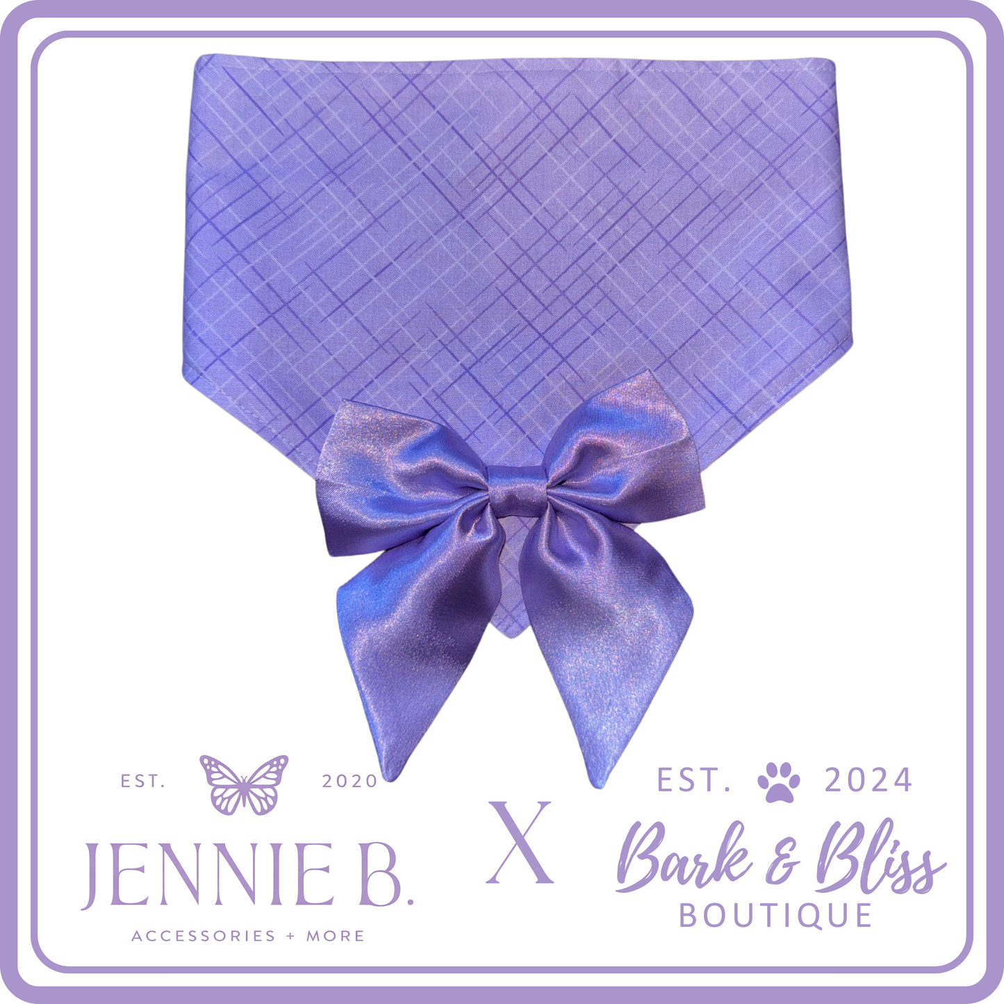 JB X B&B Collab Lavender Bandana